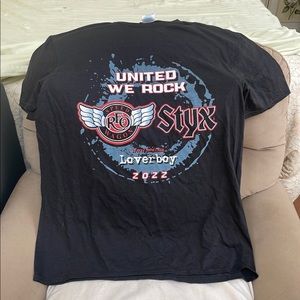 REO Speedwagon and Styx 2022 Tour Shirt